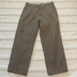 Izod salt water classic fit 100% cotton khaki brown chino pants men’s size 32 30